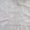 Vintage Rozmiar 46/48 Kolor Niebieski Grochy Split Crew Neck Tunika Bluzka Krótki rękaw