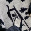 River island Rozmiar 8 (34) Kolor Granatowy W łódkę Sweter Świąteczny Gwiazdka Długi rękaw Materiał Akryl
