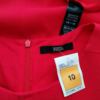 Marks&spencer Rozmiar 10 (38) Kolor Czerwony Crew Neck Bluzka Krótki rękaw Materiał Wiskoza 100%