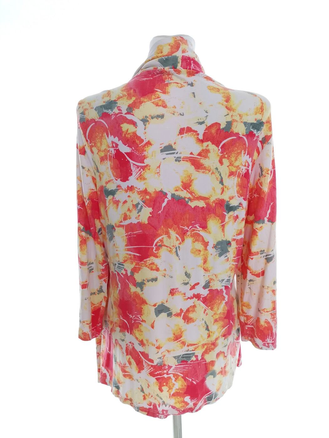 DUNNES STORES Signature Rozmiar 14 (42) Kolor Pomarańczowy Okrągły dekolt Tunika Bluzka Rękaw 3/4 Materiał Wiskoza DUNNES STORES Signature Rozmiar 14 (42) Kolor Pomarańczowy Okrągły dekolt Tunika Bluzka Rękaw 3/4 Materiał Wiskoza