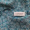 Topshop Rozmiar 8 (34) Kolor Niebieski Kwadratowy dekolt Tunika Bluzka Bezrękawnik Materiał Wiskoza 100%