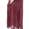 Zizzi Rozmiar S Kolor Purpurowy Split Crew Neck Tunika Popover Bluzka Długi rękaw Materiał Wiskoza 100%