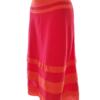 AUGUST SILK Rozmiar 10 (38) Kolor Czerwony A-Line Spódnica Midi Materiał Len