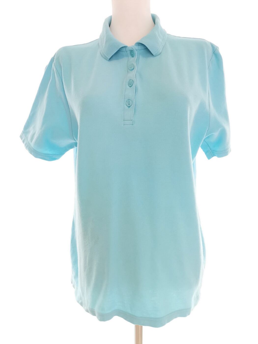 Dunnes stores Rozmiar 14 (42) Kolor Niebieski Kołnierz Koszulka Polo Krótki rękaw Materiał Bawełna 100%