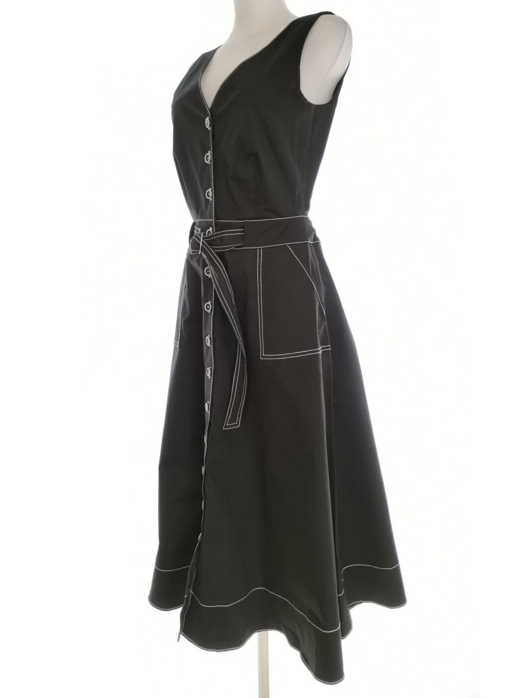 Esprit Rozmiar S Kolor Czarny W serek Sukienka Maxi Bezrękawnik Długa Materiał Bawełna Esprit Rozmiar S Kolor Czarny W serek Sukienka Maxi Bezrękawnik Długa Materiał Bawełna