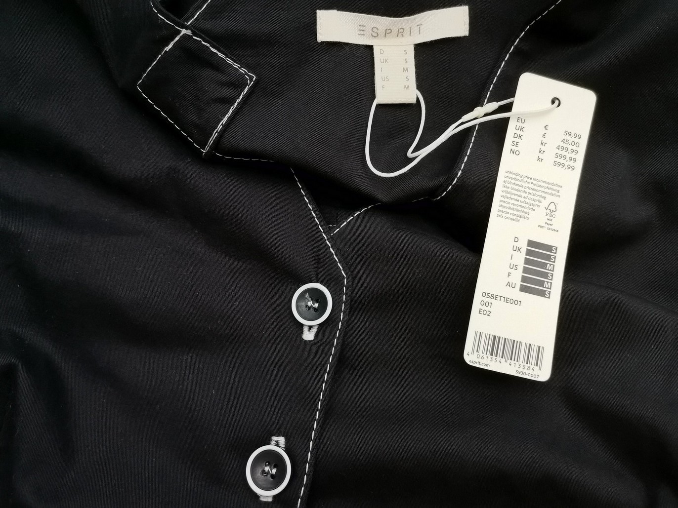 Esprit Rozmiar S Kolor Czarny W serek Sukienka Maxi Bezrękawnik Długa Materiał Bawełna Esprit Rozmiar S Kolor Czarny W serek Sukienka Maxi Bezrękawnik Długa Materiał Bawełna