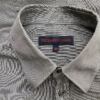 Trussardi jeans Rozmiar 39 Kolor Szary Kołnierz Męska Koszula Elegancka Długi rękaw Materiał Bawełna 100%