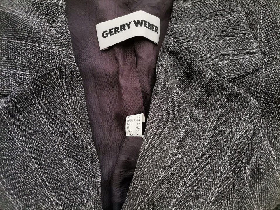 IMG_20220715_131729.jpg Gerry weber Rozmiar 38 Kolor Szary Pasy Płaszcz Długi rękaw