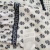 Only Rozmiar 36 Kolor Biały Keyhole Crew Neck Bluzka Rękaw 3/4 Materiał Bawełna 100%