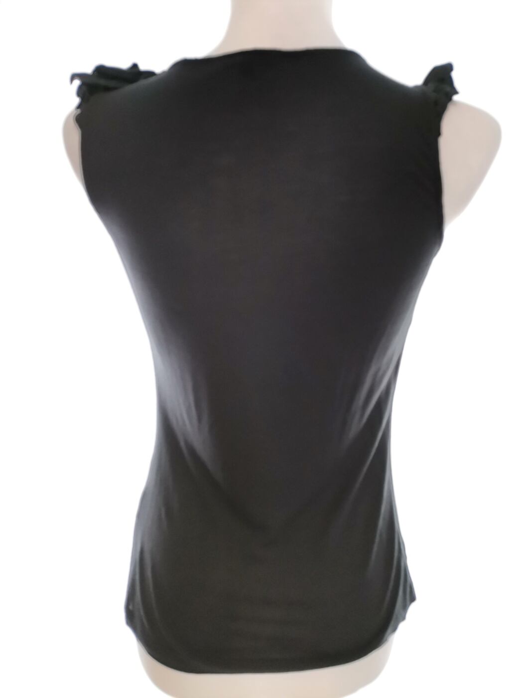 IMG_20220721_141650.jpg Ted Baker Rozmiar 1 (36) Okrągły dekolt Bluzka Bezrękawnik Materiał Modal 100%