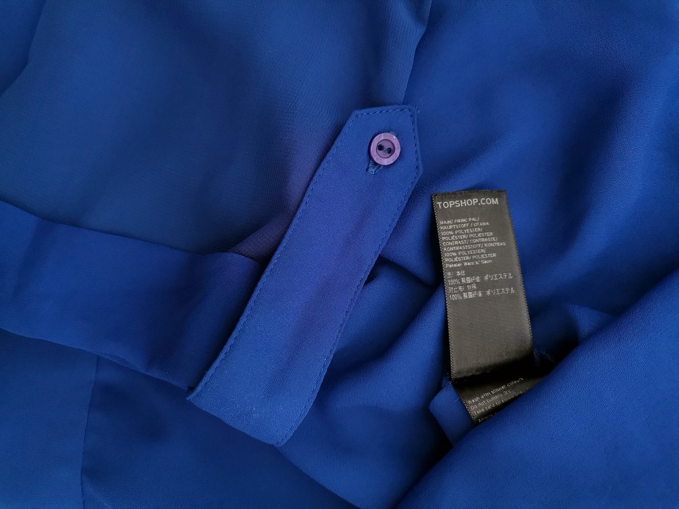 Topshop Rozmiar 40 Kolor Niebieski W serek Sukienka Bodycon Rękaw 3/4 Do Kolan Topshop Rozmiar 40 Kolor Niebieski W serek Sukienka Bodycon Rękaw 3/4 Do Kolan