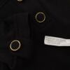 Massimo dutti Rozmiar XL Kolor Czarny Kołnierz Koszulka Polo Krótki rękaw Materiał Wiskoza