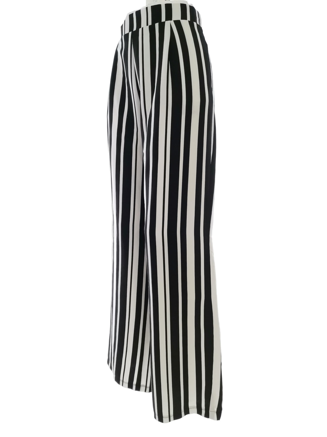 Vintage Rozmiar 42/44 Kolor Czarny Pasy Spodnie Eleganckie