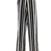 Vintage Rozmiar 42/44 Kolor Czarny Pasy Spodnie Eleganckie