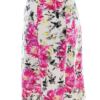 DUNNES STORES Signature Rozmiar 14 (42) Kolor Różowy A-Line Spódnica Midi Materiał Len