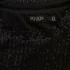 Soaked in luxury Rozmiar L Kolor Czarny Crew Neck Bluzka Krótki rękaw