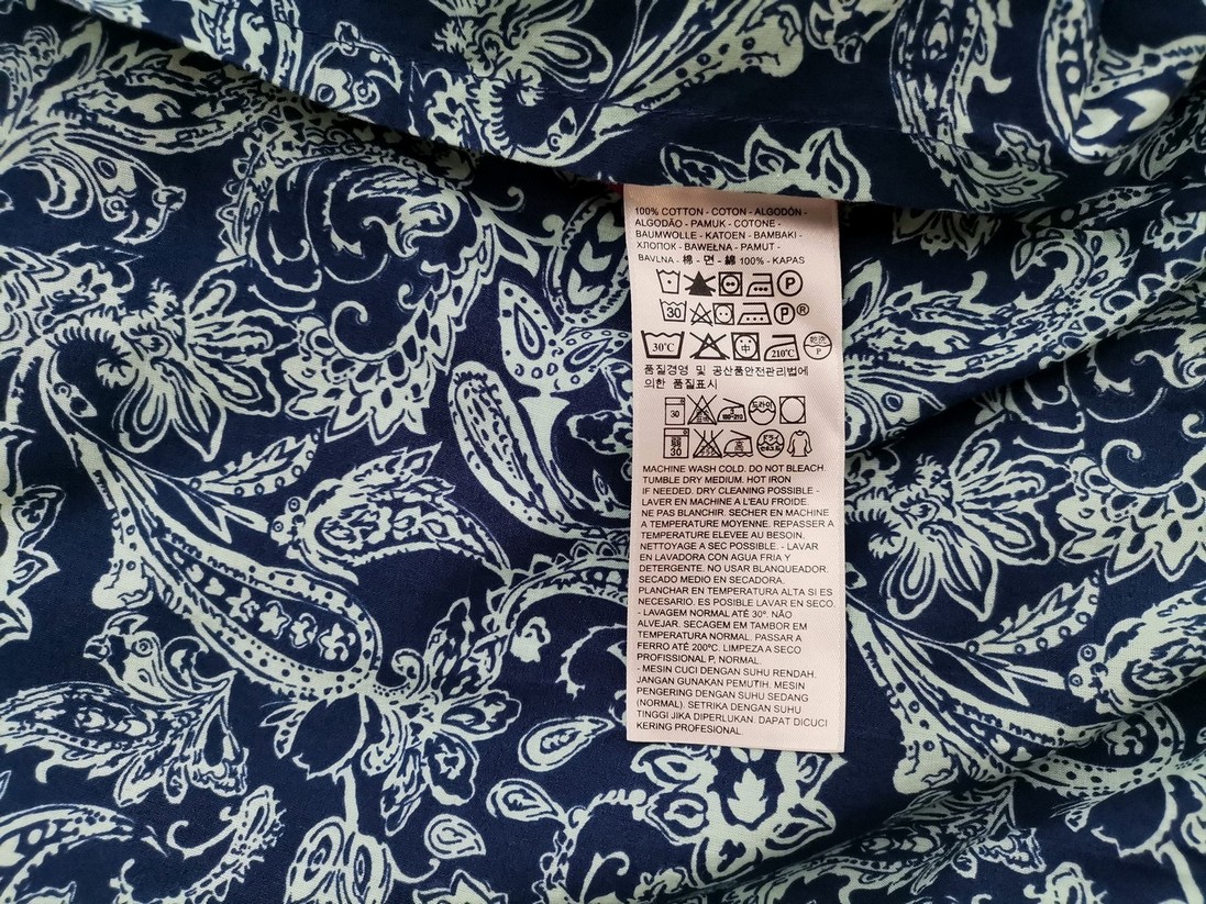 Levis Rozmiar S Kolor Niebieski Okrągły dekolt Sukienka A-Line Bezrękawnik Do Kolan Materiał Bawełna 100% Levis Rozmiar S Kolor Niebieski Okrągły dekolt Sukienka A-Line Bezrękawnik Do Kolan Materiał Bawełna 100%