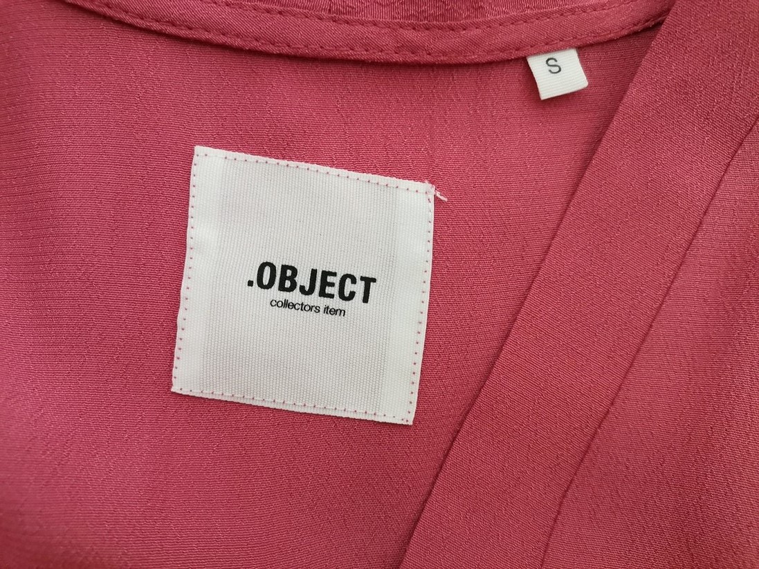 Object Rozmiar S Kolor Różowy W serek Sukienka Zawijana Rękaw 3/4 Do Kolan Materiał Wiskoza 100% Object Rozmiar S Kolor Różowy W serek Sukienka Zawijana Rękaw 3/4 Do Kolan Materiał Wiskoza 100%