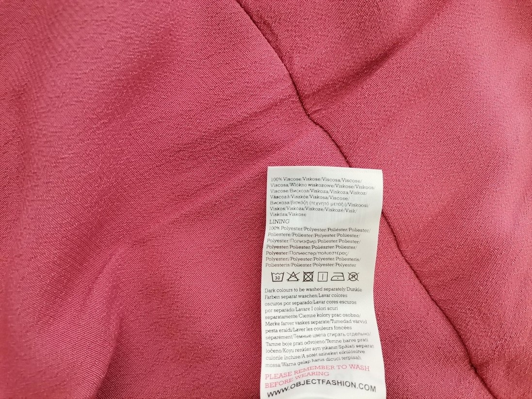 Object Rozmiar S Kolor Różowy W serek Sukienka Zawijana Rękaw 3/4 Do Kolan Materiał Wiskoza 100% Object Rozmiar S Kolor Różowy W serek Sukienka Zawijana Rękaw 3/4 Do Kolan Materiał Wiskoza 100%