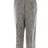 Vintage Rozmiar 18 (46) Kolor Szary Krata Spodnie Casual