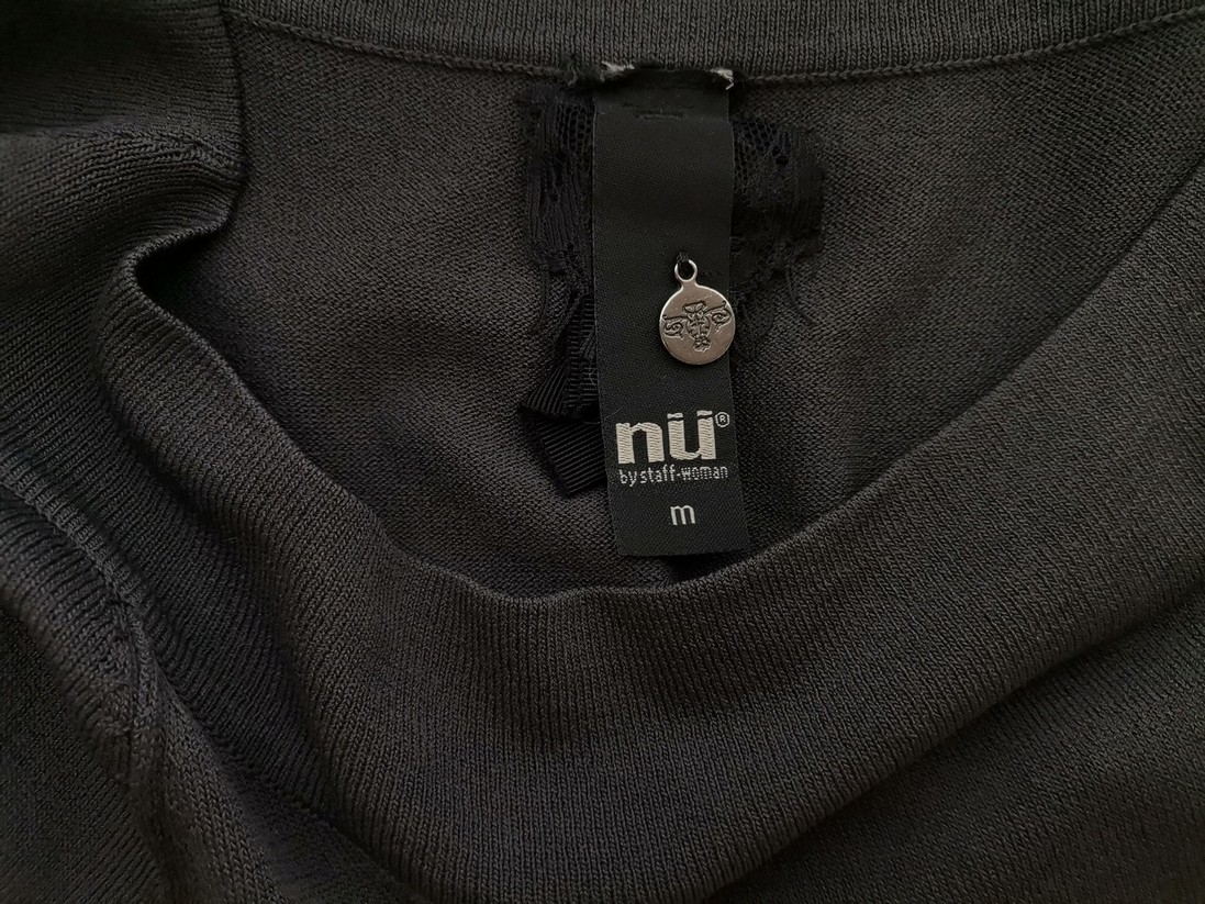 Nu by staff Rozmiar M Kolor Szary W łódkę Tunika Bluzka Długi rękaw Materiał Wiskoza Nu by staff Rozmiar M Kolor Szary W łódkę Tunika Bluzka Długi rękaw Materiał Wiskoza