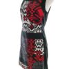 DESIGUAL Rozmiar 36 Kolor Czarny W łódkę Sukienka Sweterkowa Bezrękawnik Do Kolan Materiał Bawełna