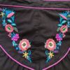 Vintage Rozmiar 38/40 Kolor Czarny A-Line Spódnica Do Kolan