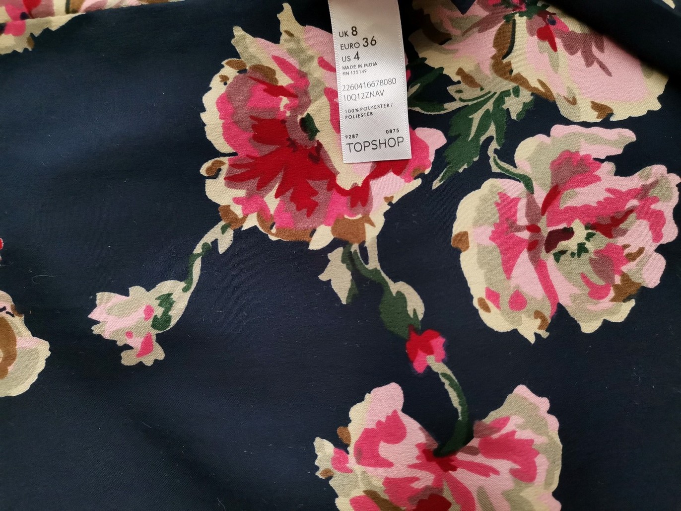 IMG_20220727_143238.jpg Topshop Rozmiar 36 Kolor Granatowy Kombinezon Spodnium Bezrękawnik