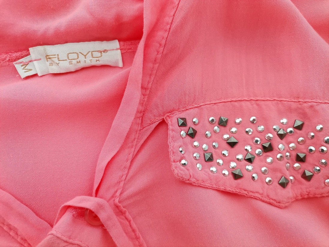Floyd by Smith Rozmiar M Kolor Różowy Kołnierz Tunika Popover Bluzka Długi rękaw Materiał Wiskoza 100% Floyd by Smith Rozmiar M Kolor Różowy Kołnierz Tunika Popover Bluzka Długi rękaw Materiał Wiskoza 100%