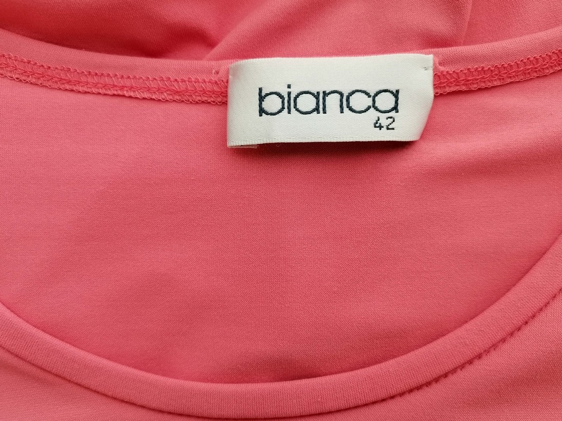 IMG_20220802_111715.jpg Bianca Rozmiar 42 Kolor Różowy Crew Neck Bluzka Rękaw 3/4