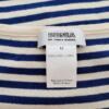 SONIA BY SONIA RYKIEL Rozmiar M Kolor Niebieski Pasy Okrągły dekolt Bluzka Krótki rękaw