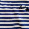SONIA BY SONIA RYKIEL Rozmiar M Kolor Niebieski Pasy Okrągły dekolt Bluzka Krótki rękaw