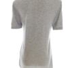 Ganni Rozmiar L Kolor Szary Crew Neck Bluzka Krótki rękaw Materiał Lyocell 100%