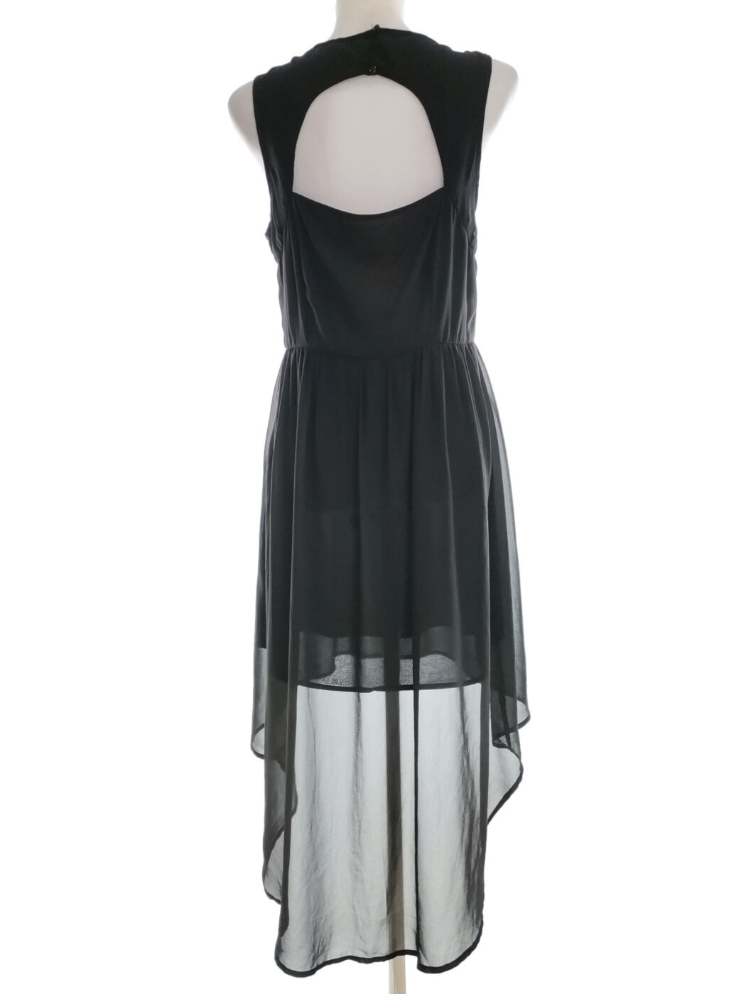 Vero moda Rozmiar M Kolor Czarny Okrągły dekolt Sukienka Sheath Bezrękawnik Midi Vero moda Rozmiar M Kolor Czarny Okrągły dekolt Sukienka Sheath Bezrękawnik Midi
