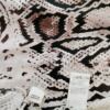 River island Rozmiar 16 (42) Kolor Kremowy Panterka Okrągły dekolt Bluzka Krótki rękaw