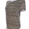H&m Rozmiar 34 Kolor Czarny Jodełka Crew Neck Bluzka Krótki rękaw Materiał Wiskoza 100%