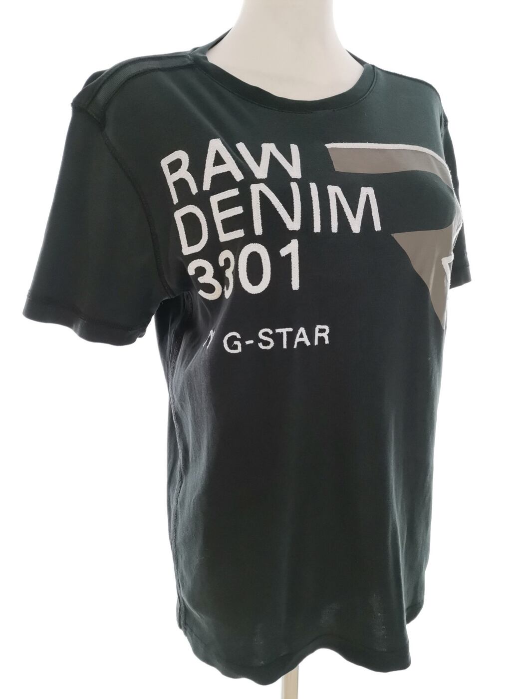 IMG_20220811_124103.jpg G-Star Raw Rozmiar L Kolor Granatowy Crew Neck T-Shirt Krótki rękaw Materiał Bawełna 100%