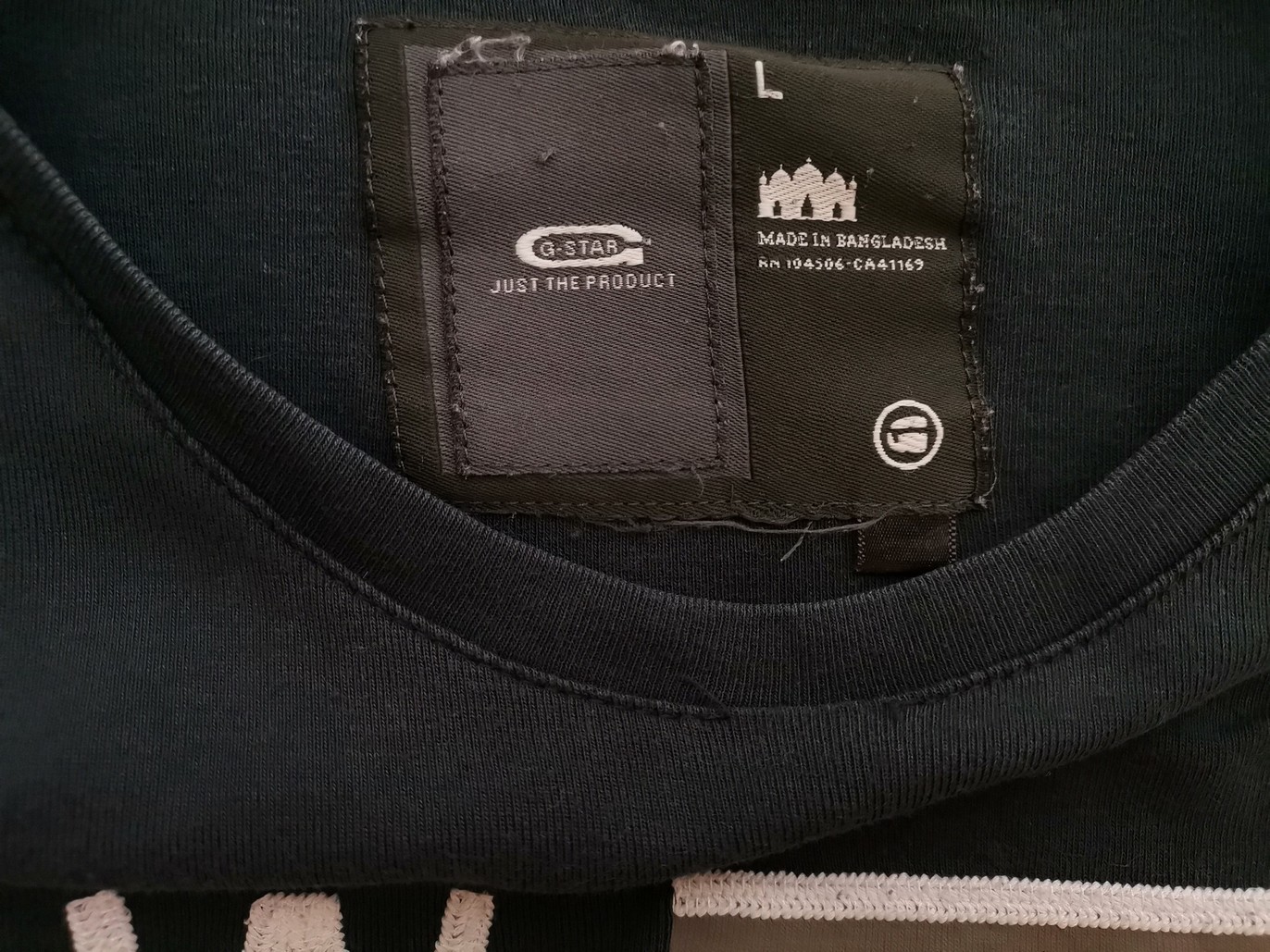 IMG_20220811_124126.jpg G-Star Raw Rozmiar L Kolor Granatowy Crew Neck T-Shirt Krótki rękaw Materiał Bawełna 100%