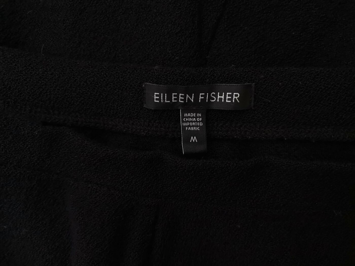 Eileen Fisher Rozmiar M Kolor Czarny Spódnica Maxi Długa Materiał Wełna 100%