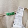United colors benetton Rozmiar 46 Kolor Kremowy A-Line Spódnica Do Kolan Materiał Len 100%