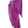 River island Rozmiar M/L Kolor Fioletowy W łódkę Tunika Bluzka Rękaw 3/4 Materiał Wiskoza
