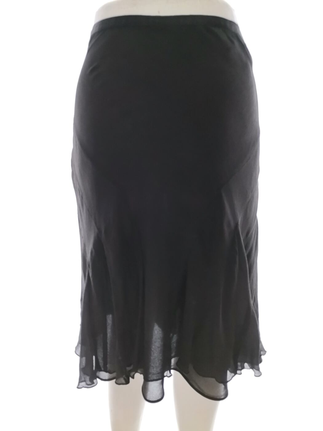 IMG_20220818_091950.jpg Ted Baker Rozmiar 3 (40) Kolor Czarny A-Line Spódnica Midi Materiał Jedwab 100%