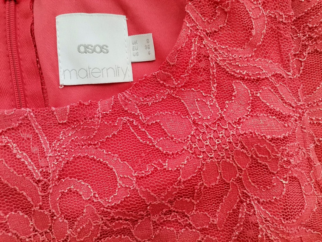 ASOS Rozmiar 8 (36) Kolor Różowy Okrągły dekolt Sukienka Maxi Bezrękawnik Długa ASOS Rozmiar 8 (36) Kolor Różowy Okrągły dekolt Sukienka Maxi Bezrękawnik Długa