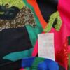 Escada Rozmiar L Kolor Kolorowa Crew Neck Bluzka Krótki rękaw Materiał Bawełna 100%