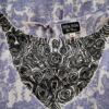 Noa noa Rozmiar M Kolor Fioletowy Damask Paisley Kwadratowy dekolt Tunika Bluzka Rękaw 3/4 Materiał Wiskoza 100%
