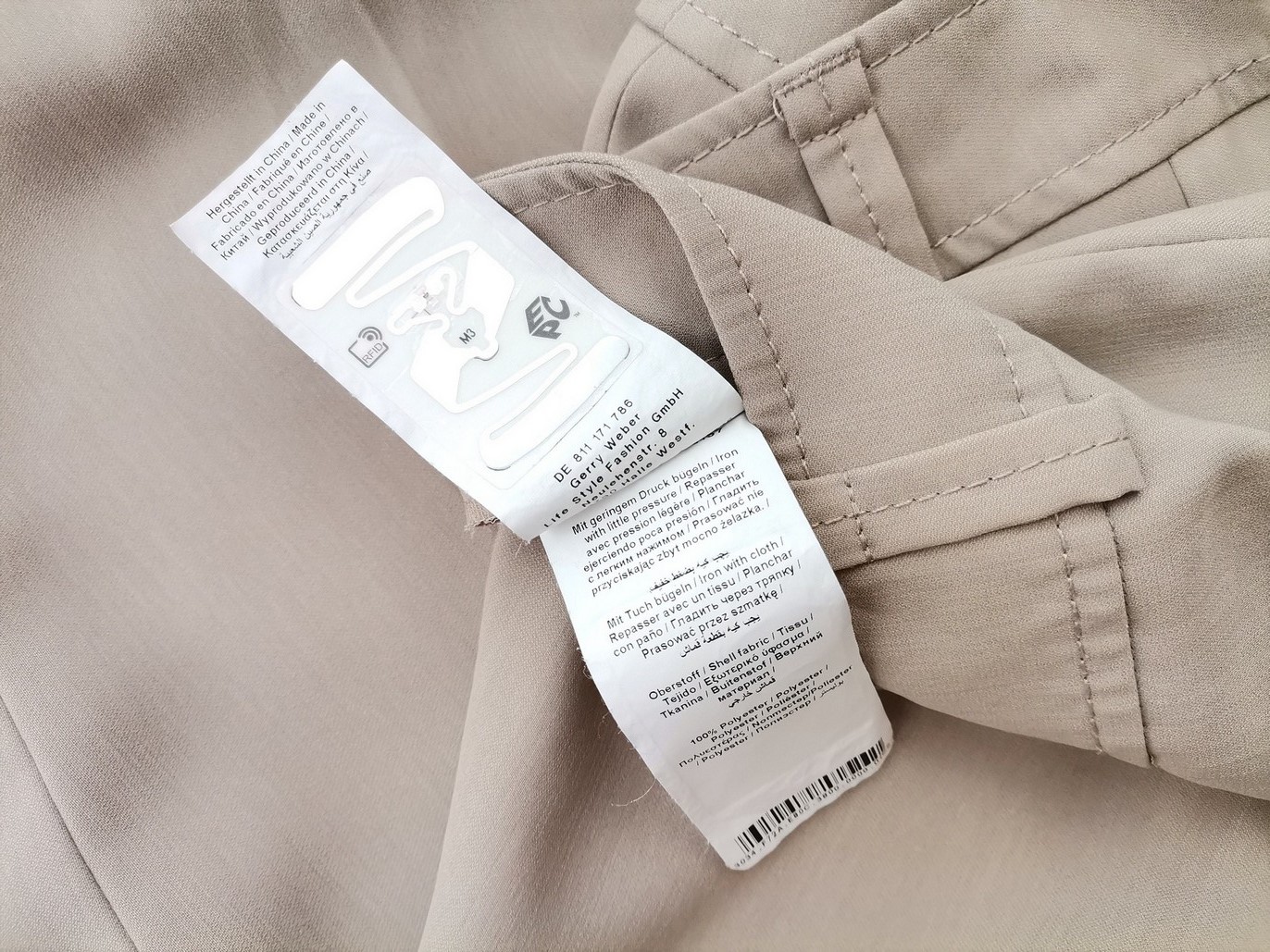 IMG_20220822_124844.jpg Gerry weber Rozmiar 44 Kolor Beżowy Spodnie Eleganckie