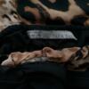 ZARA BASIC Rozmiar L Kolor Brązowy Panterka Odkryte Ramiona Sukienka Bodycon Krótki rękaw Do Kolan