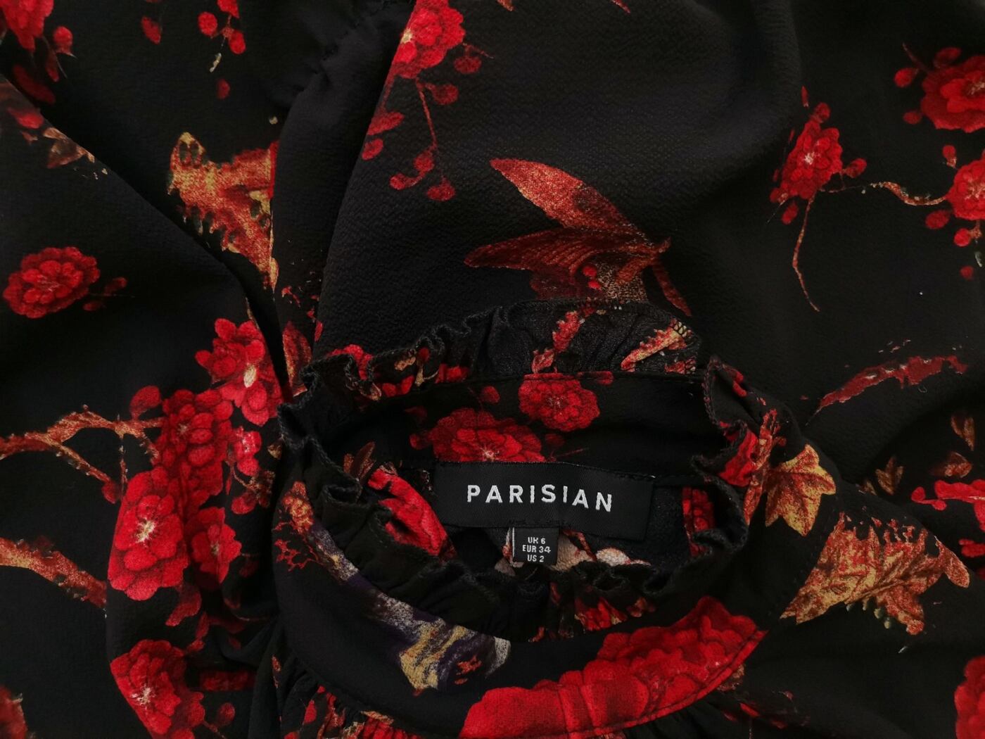 IMG_20220823_115737.jpg Parisian Rozmiar 6 (34) Kolor Czarny High Neck Bluzka Długi rękaw
