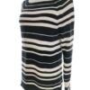 Gap Rozmiar S Kolor Czarny Pasy Pół golf Sweter Długi rękaw Materiał Wełna Merino Cienka dzianina