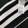 Gap Rozmiar S Kolor Czarny Pasy Pół golf Sweter Długi rękaw Materiał Wełna Merino Cienka dzianina